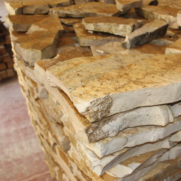 PIETRA TOMOR GIALLA A OPUS INCERTUM NATURALE SP. 6/8 CM - immagine 4